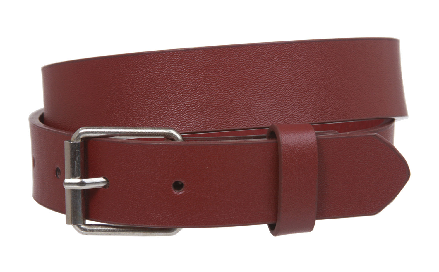 Kids 1" Snap On Plain Leather Belt