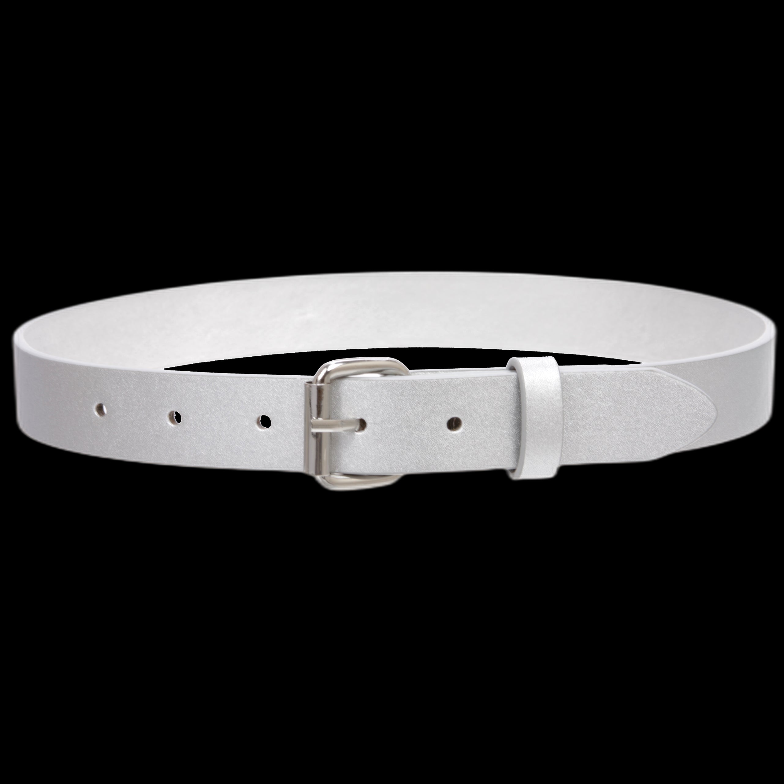 Kids 1" Snap On Plain Leather Belt