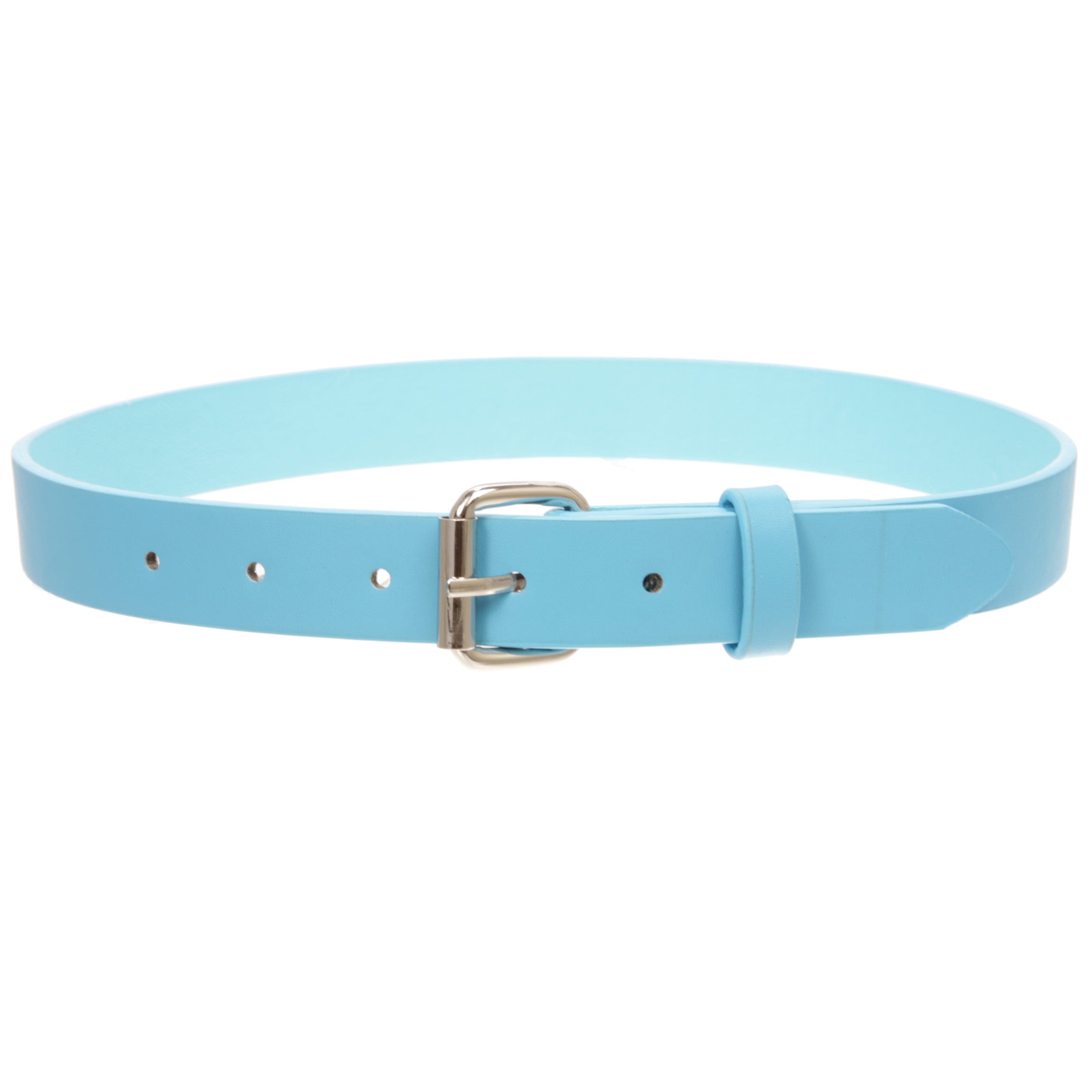 Kids 1" Snap On Plain Leather Belt