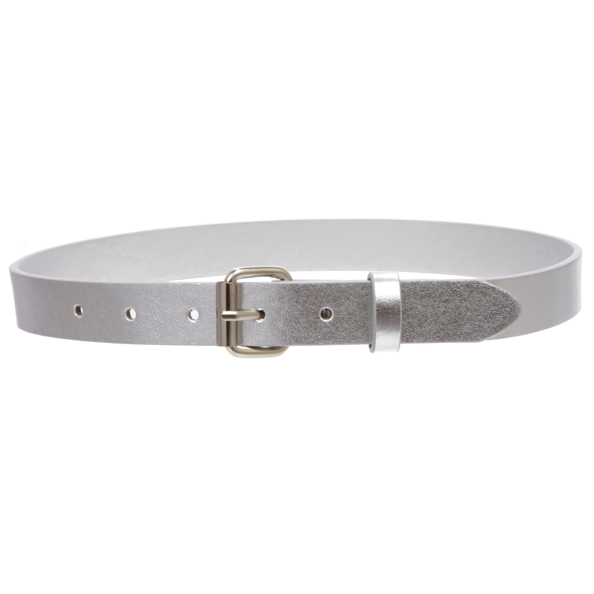 Kids 1" Snap On Plain Leather Belt