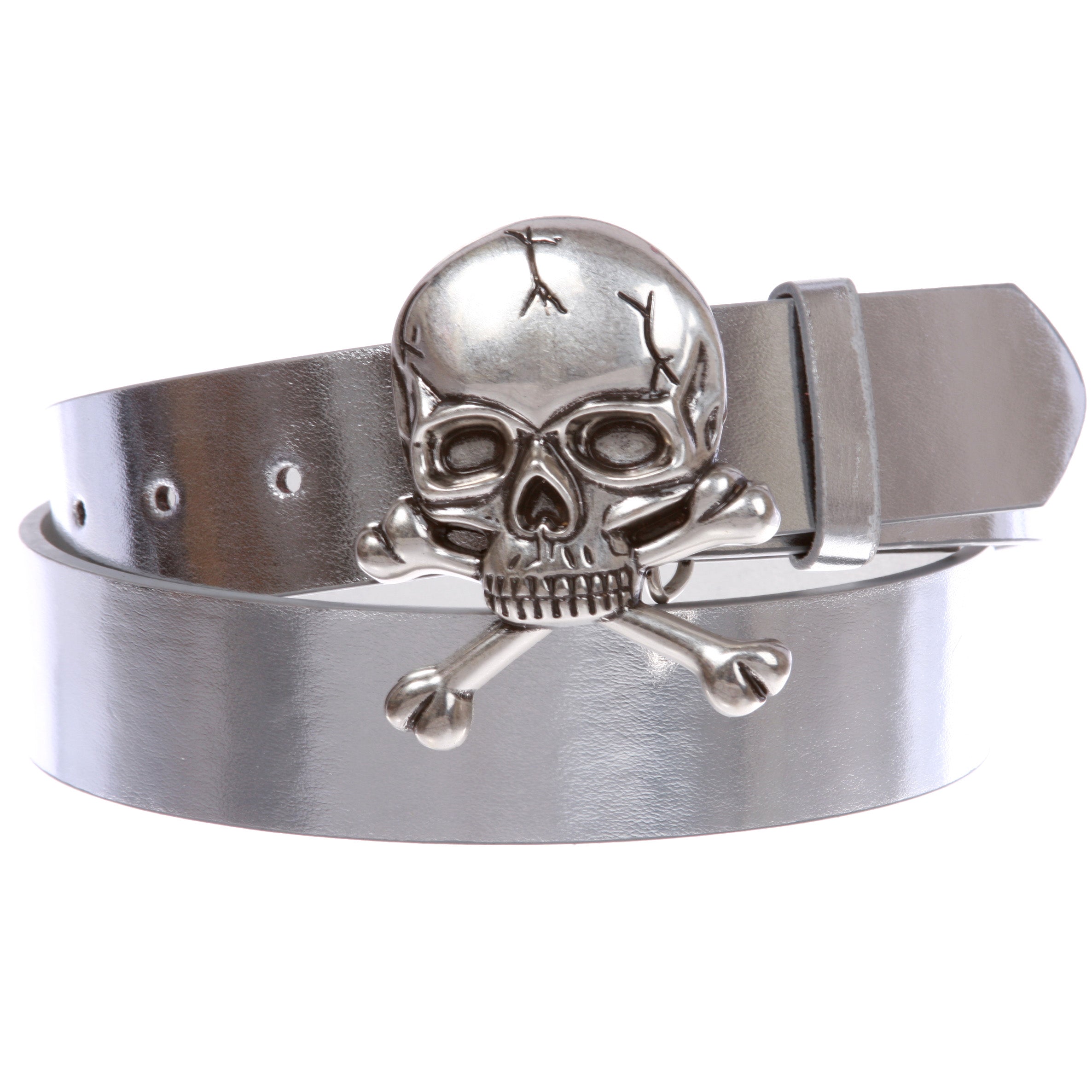 Skull and Cross Bone Pirate Halloween Costume Belt Multi-Color Options