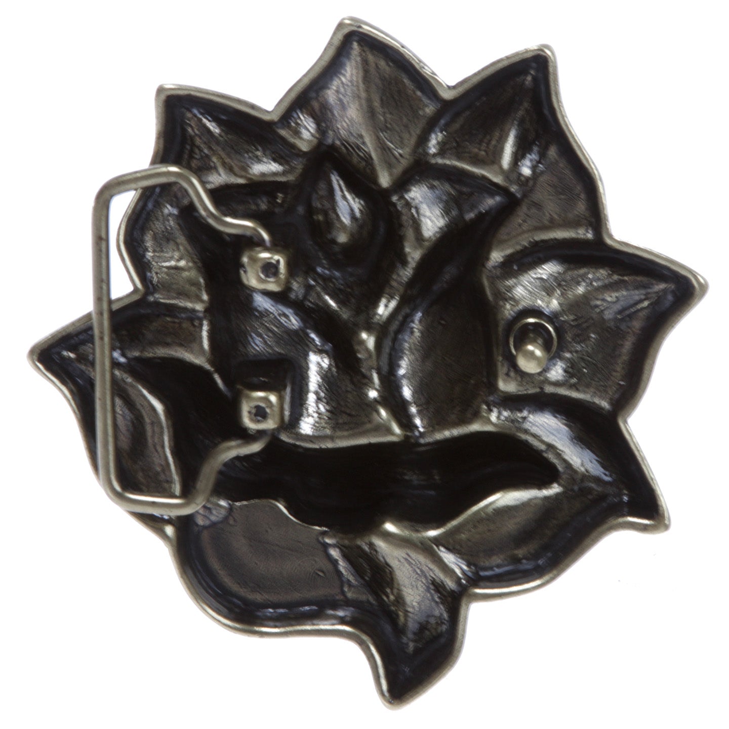 Western 3D Rose Floral Belt Buckle