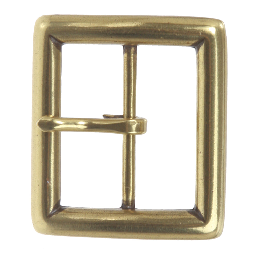 1 5/8" (42 mm) Nickel Free Single Prong Center Bar Square Belt Buckle