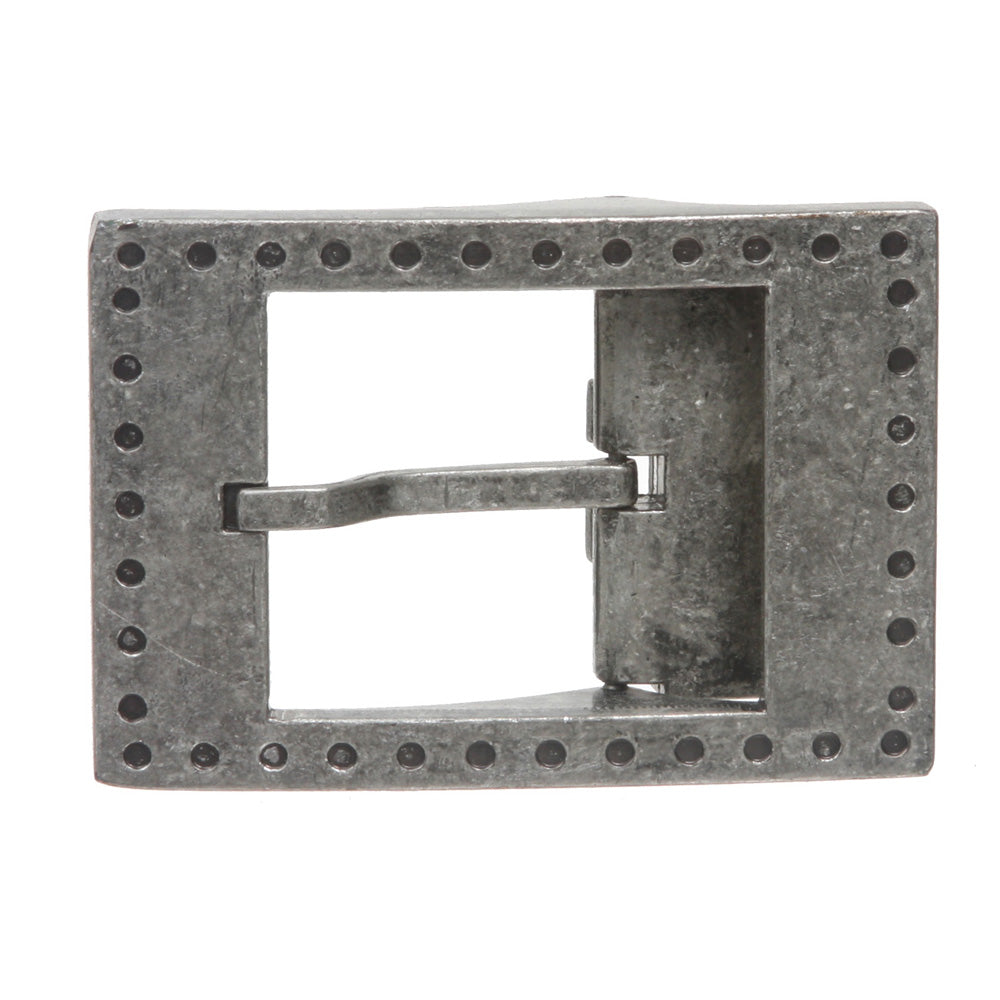 1 1/2" Clamp On Rectangular Single Prong Buckle with Free Belt Strap